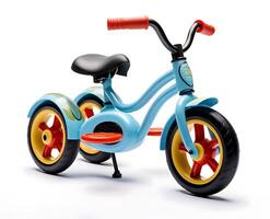 AI generated three wheel children toy photo