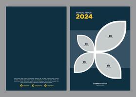 Annual Report Cover Design vector