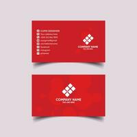 Corporate Elegant Business Card Template Vector