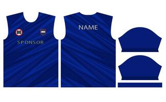 soccer jersey design for sublimation or football cricket jersey design vector