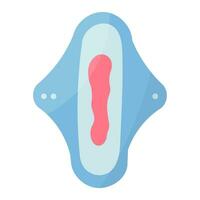 pads feminine hygiene cycle icon element reusable vector