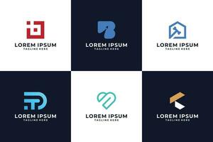 Elegant business company logo vector