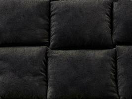 black leather sofa texture background photo