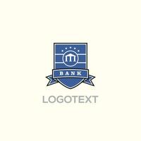 Bank Shield Logo Vector Design