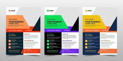 Creative Corporate Business Flyer Brochure Template Design, abstract business flyer, vector template design. Brochure design, cover, annual report, poster, flyer