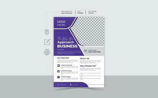 Professional Business Flyer Design vector