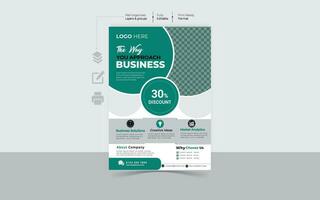 Professional Business Flyer Design vector