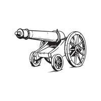 Old Cannon Image Vector