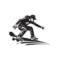 skater ilustración vector