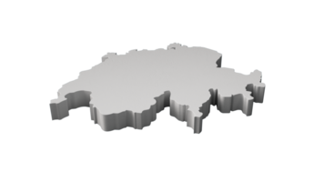 schweiz 3d Karta geografi kartografi och topologi 3d illustration png