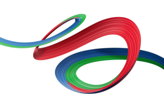 3d Flag Of Eritrea 3d Waving Ribbon Flag, 3d illustration png