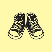 Sneakers Image Vector, Illustration Of a Sneakers vector