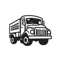 Truck Cartoon Image Vector