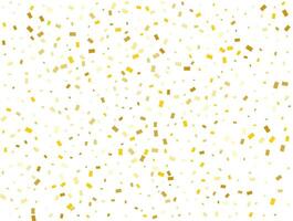 Gender Neutral Golden Rectangles Confetti Background. Vector illustration