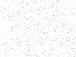 Wedding Light silver Triangular glitter confetti background. White festive texture vector