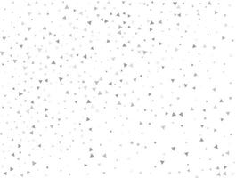 Wedding Light silver Triangular glitter confetti background. White festive texture vector