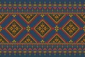 Geometric seamless ethnic pattern. Geometric ethnic pattern can be used in fabric design for clothes, decorative paper, wrapping, textile, embroidery, illustration, vector, carpet vector