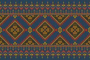 Geometric seamless ethnic pattern. Geometric ethnic pattern can be used in fabric design for clothes, decorative paper, wrapping, textile, embroidery, illustration, vector, carpet vector