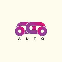 Auto logo design vector idea with creative and simple concept