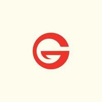 Letter G logo design vector idea with creative and simple concept