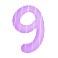 alphabet az et Nombres 0-9, violet avec une ligne modèle. des illustrations de des lettres az et Nombres 0-9 adapté pour fabrication divers art projets, az et Nombres 0-9 clipart, main dessin png