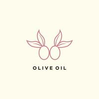 Olive logo design vector with modern creative concept