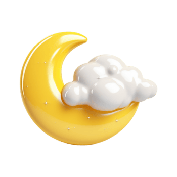 ai generato 3d rendere di un' Luna con su isolato trasparente sfondo png. generato con ai png