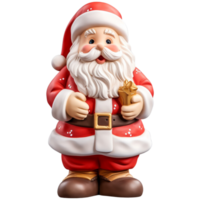 ai generiert 3d Santa claus png