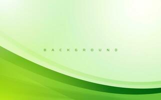 Abstract green gradient shiny shape background design vector