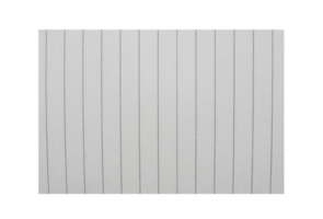 Lined notebook page sheet on transparent background with copy space png