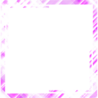 modern trendy abstract geometric social media frame border multicolor. png