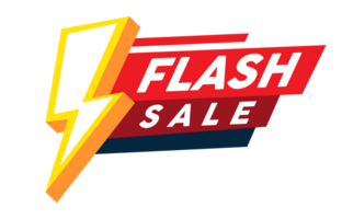 flash uitverkoop Promotie banier sjabloon ontwerp png