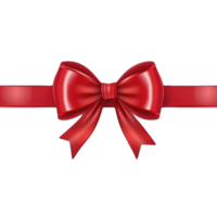 AI generated Red Ribbon png