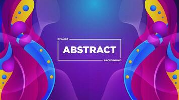 Vector Dynamic Abstract Full Colour Background