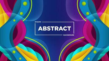 Vector Dynamic Abstract Full Colour Background