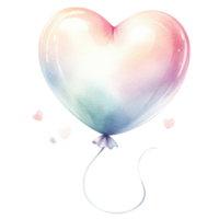 AI generated Heart Pastel Unicorn isolate. png