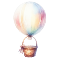 ai gegenereerd ballon pastel eenhoorn isoleren. png