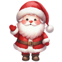 AI generated Cute Santa Claus isolated. png