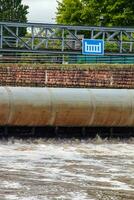 A small hydroelectric power plant in the city of Nitra in Slovakia. photo