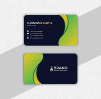 Creative modern business card template design vector