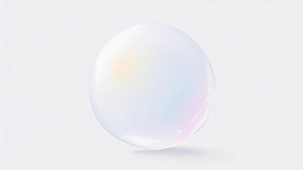 ai generado azul blanco degradado burbujas en suave ligero fondo, acuarela ilustración. ai generado foto