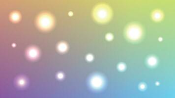 Festive multicolored background with unfocused round glitter with bokeh effect vector