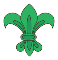 sticker  Gerald Lily In Mardi Gras png