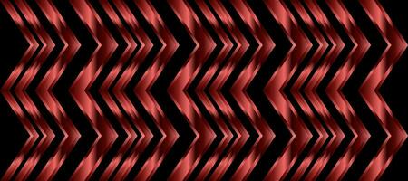 resumen brillante rojo cobre zigzag negro antecedentes fondo de pantalla vector