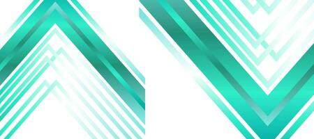 Futuristic Green Arrows gradient background Wallpaper vector