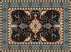 Carpet pattern Persian. Geometric ethnic oriental seamless pattern traditional Design for background. african pattern. rug , tile , wallpaper , Vector illustration. American
