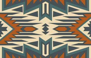 navajo tribal vector sin costura modelo. nativo americano ornamento. étnico sur occidental decoración estilo. boho geométrico ornamento. vector sin costura modelo. mexicano frazada, alfombra. tejido alfombra