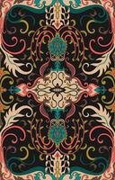 navajo pattern.Persian rug.Aztec tribal.seamless geometric pattern. Indigenous ethnic carpet. Ethnicity. Red carpet, the story of the fire war. vector