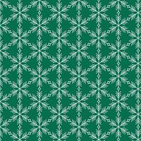 Winter green background with white snowflakes. Winter repeat pattern. Pattern on the swatch panel.Seamless pattern. vector