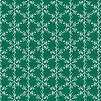 Winter green background with white snowflakes. Winter repeat pattern. Pattern on the swatch panel.Seamless pattern. vector